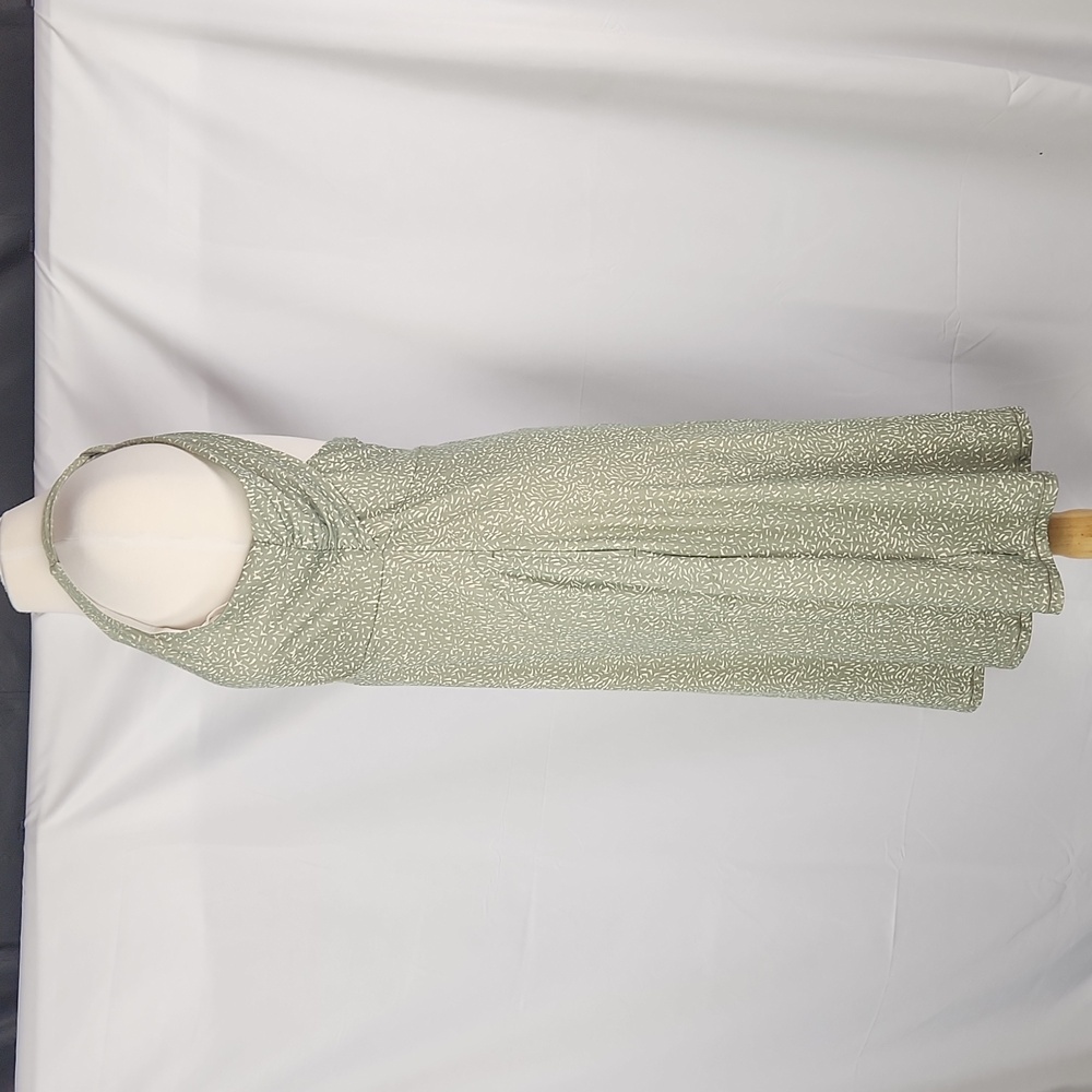 prAna Jewel Lake Dress Womens XL Green Halter Open Back Sundress UPF NWT Boho - Picture 6 of 12